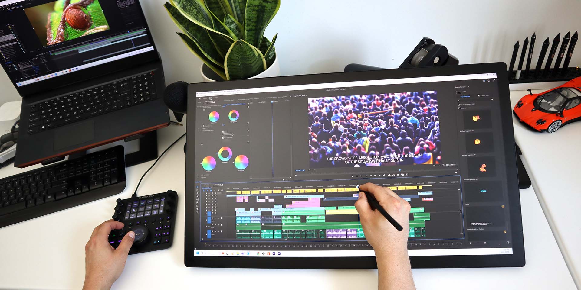 Utilisation De Wacom Cintiq Pro Avec Adobe Premiere Pro Et After Effects