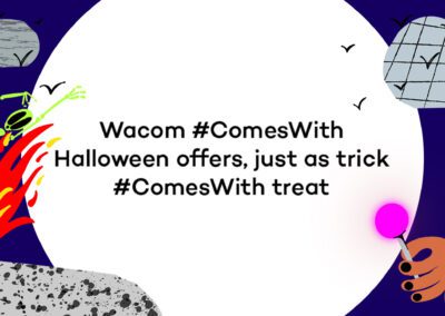 Wacom #ComesWith Halloween offers, just as trick comes with treat