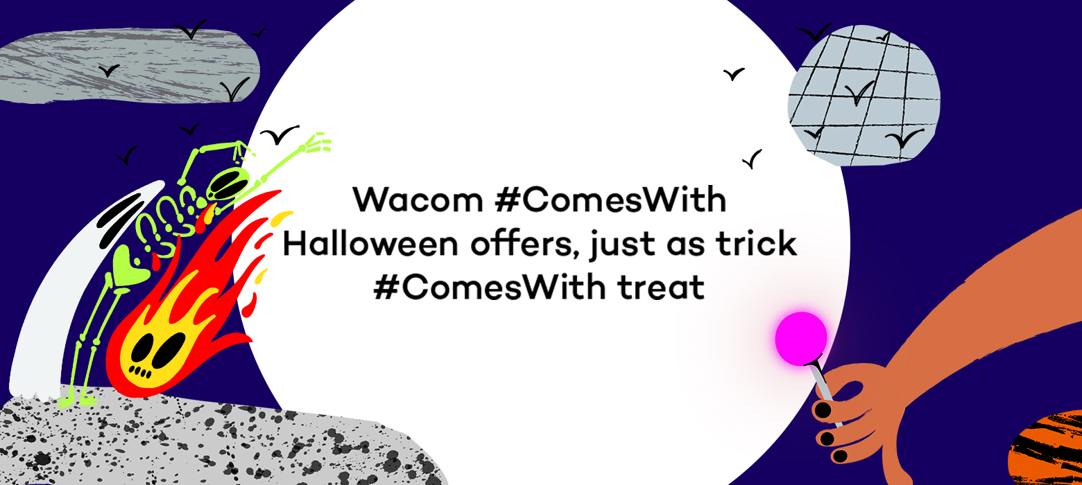 Wacom #ComesWith Halloween offers