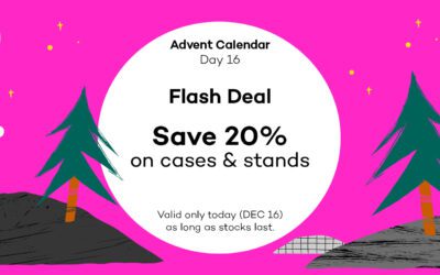 Advent Calendar [16] – Final Flash Deal: spare 20% on Stands & Cases