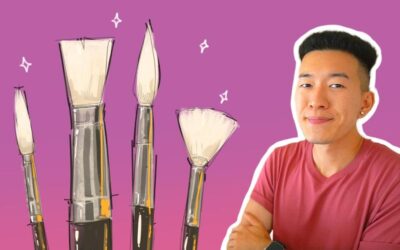 What Photoshop brushes does Sam Yang use?