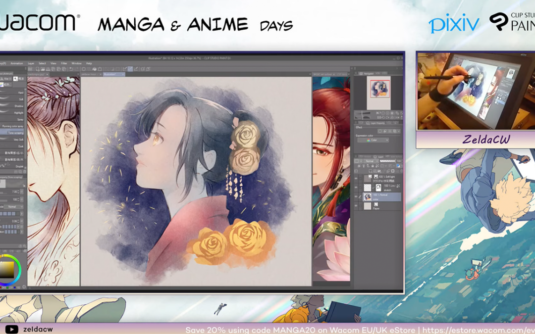 Creating Manga art in a traditional style with Clip Studio Paint by ZeldaCW | Manga & Anime Days