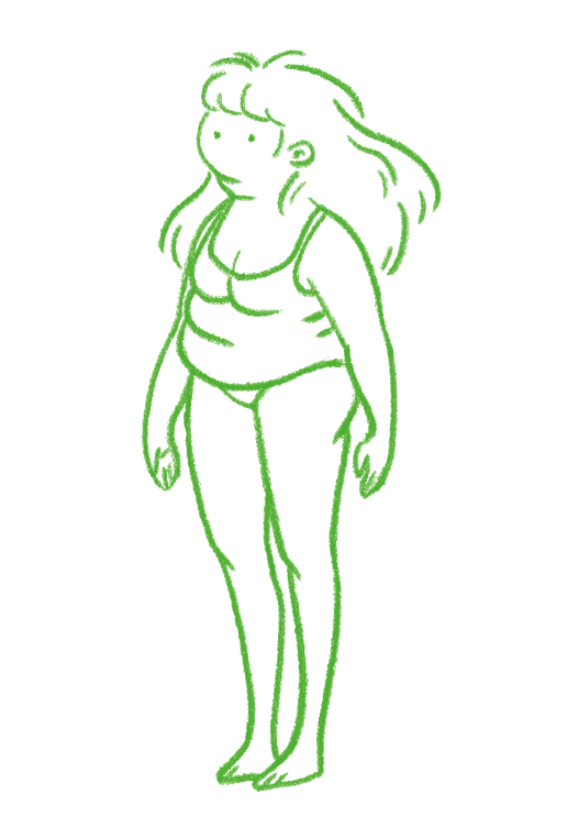 HOW TO DRAW DIFFERENT BODY TYPES 