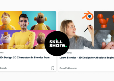 Start Learning 3D Design in Blender! 6 SkillShare Courses for Beginners