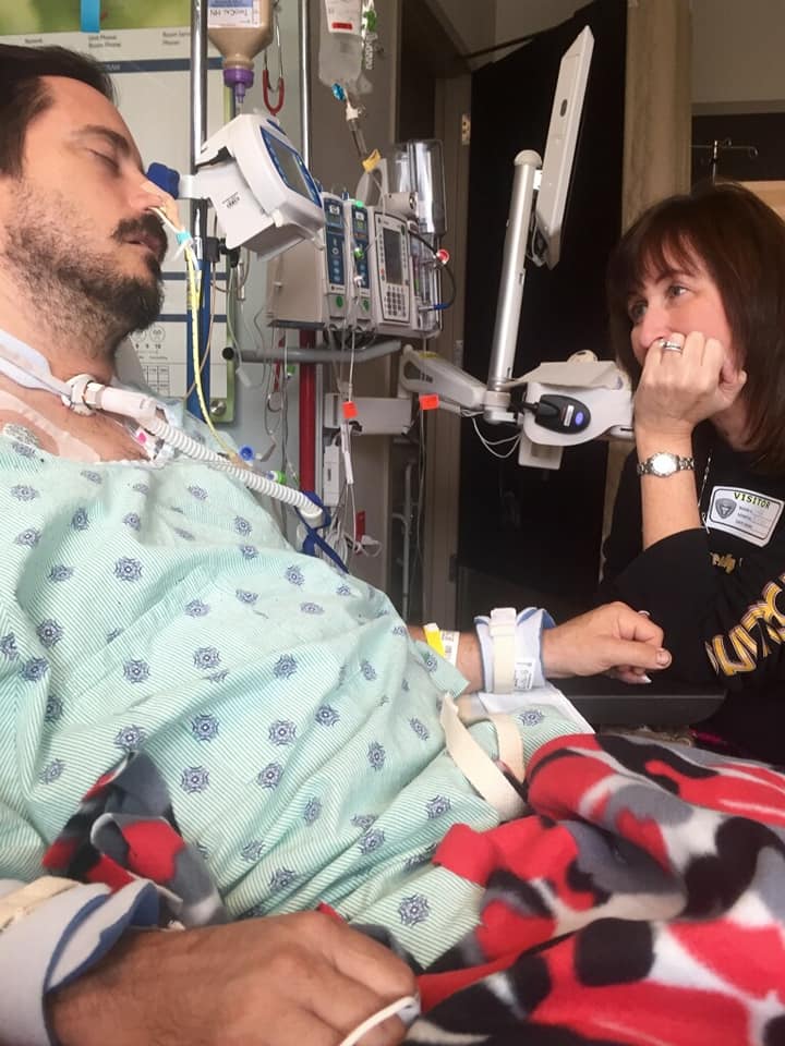 During those long days in a medically-induced coma, JoAnn stays by Glenn's side