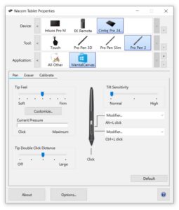 Wacom ProPen2 for Cintiq with Mental Canvas