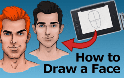 How To Draw a Face of a Superhero-like Character