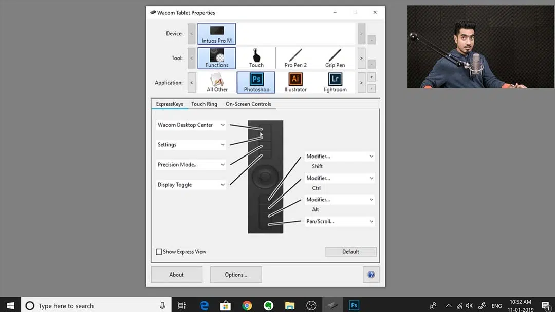 configuración de la pen tablet 3