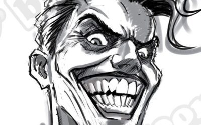 Drawing the Joker with Wacom Intuos