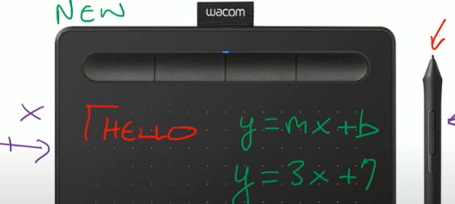 Distance Teaching and Learning with a Wacom Tablet