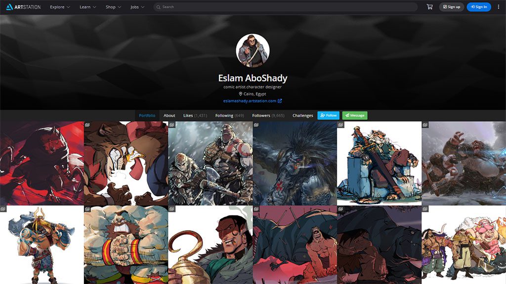 ArtStation - Game Portal Website Template