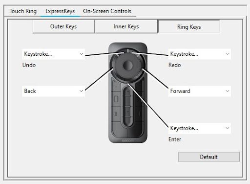 Wacom ExpressKey Remote Settings