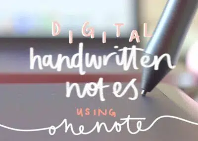 Usando o OneNote e uma mesa digitalizadora Wacom para fazer anotações digitais