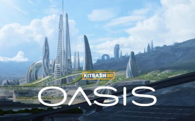 Behind the futuristic cover art of ‘Oasis’ from KitBash3D with 3D artist Leo Avero