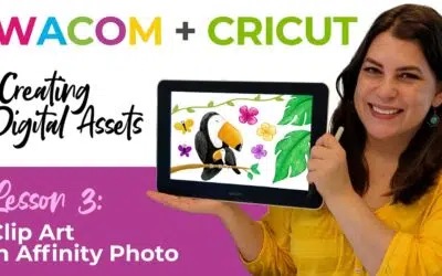 Crie clip-art para vender on-line usando o Affinity Photo e uma mesa digitalizadora Wacom One