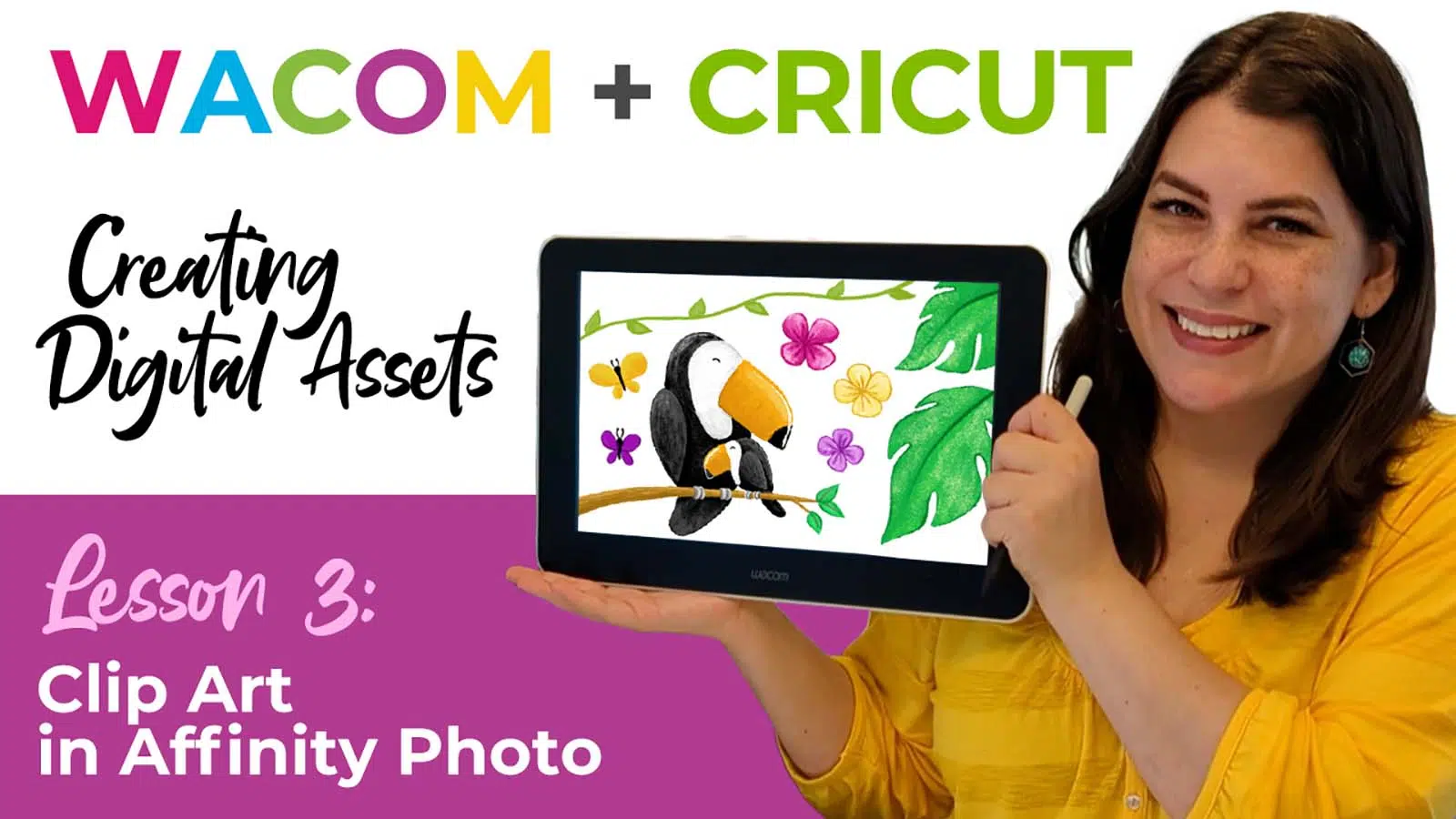 Características do Heather Cash Wacom Cricut 3