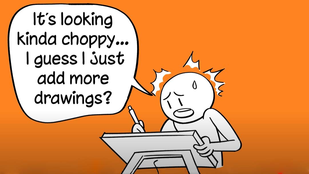 Choppy looking  image Bam Animation Principles 1