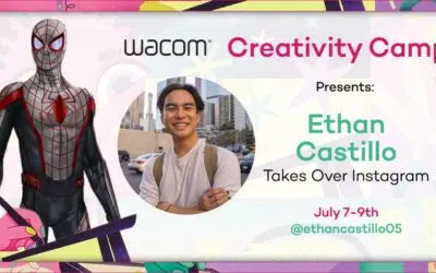 Acampamento de criatividade: Ethan Castillo assume o controle do Instagram da Wacom 