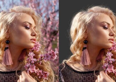 How to cut out hair from a busy background in Adobe Photoshop