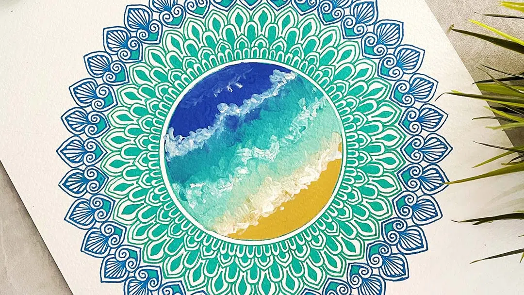 Pintura mandala Unsplash