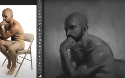 How to digitally paint in grayscale, with Proko