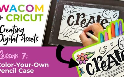 How to create a color-your-own pen and pencil case with Wacom One and Affinity Designer 