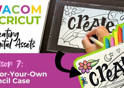 How to create a color-your-own pen and pencil case with Wacom One and Affinity Designer 