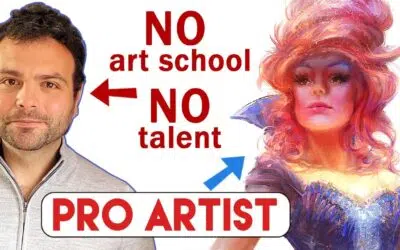 Como Marco Bucci se tornou um artista profissional sem frequentar uma escola de arte