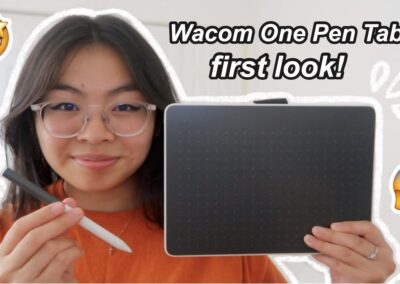 A hands-on look at the new Wacom One medium pen tablet, with Joli Noelle David