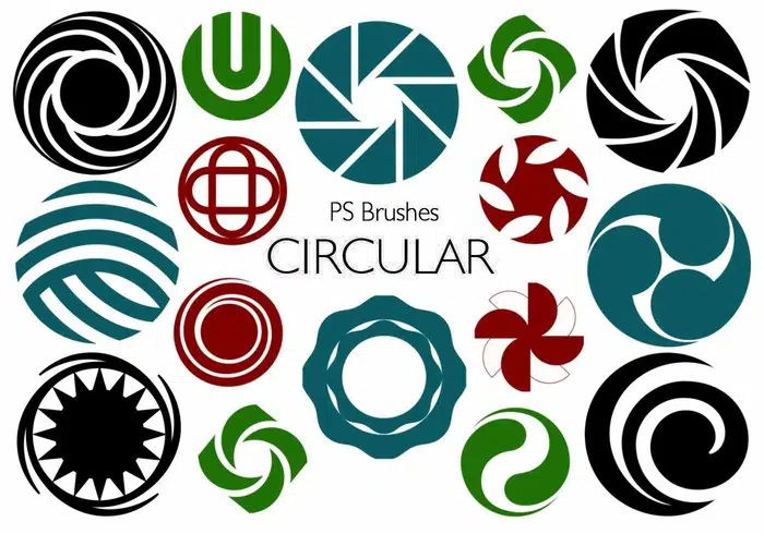 20 circular ps brushes abr vol 8