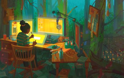 Creating a Magical Midnight Forest with the Wacom One 13 Touch: Taylor Yingshi’s Digital Art Journey