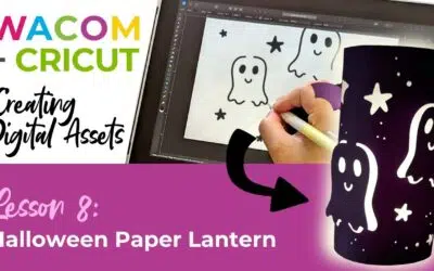 Como fazer uma lanterna de papel para o Dia das Bruxas com formas pop-out, usando a Wacom One e o Affinity Designer 