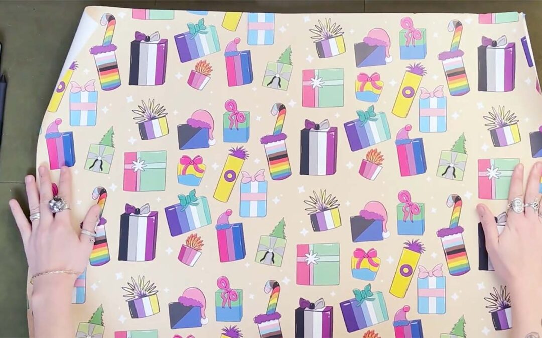 How to design your own custom Holiday wrapping paper