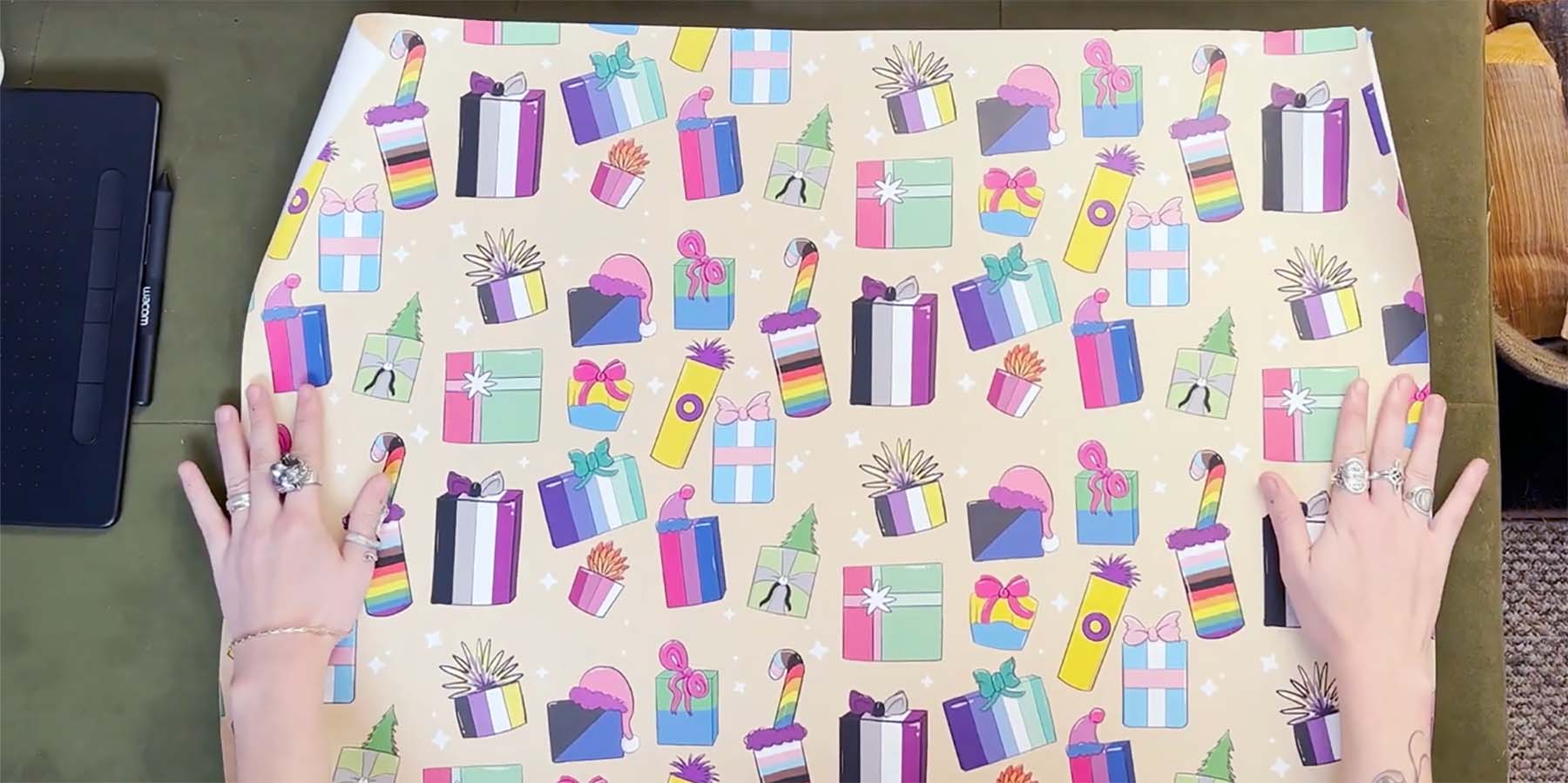 Wrapping Paper Header