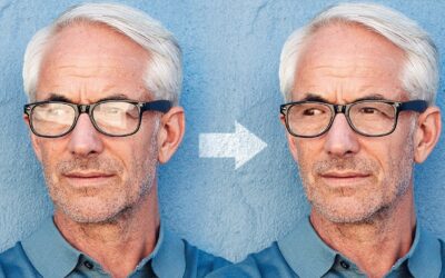 How to “magically” remove glare from glasses in Adobe Photoshop, with PiXimperfect