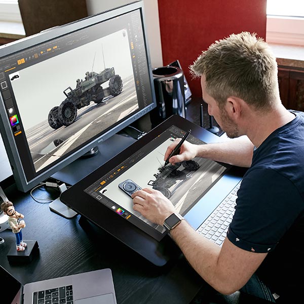 Use Case Game Design Cintiq Pro ZBrush