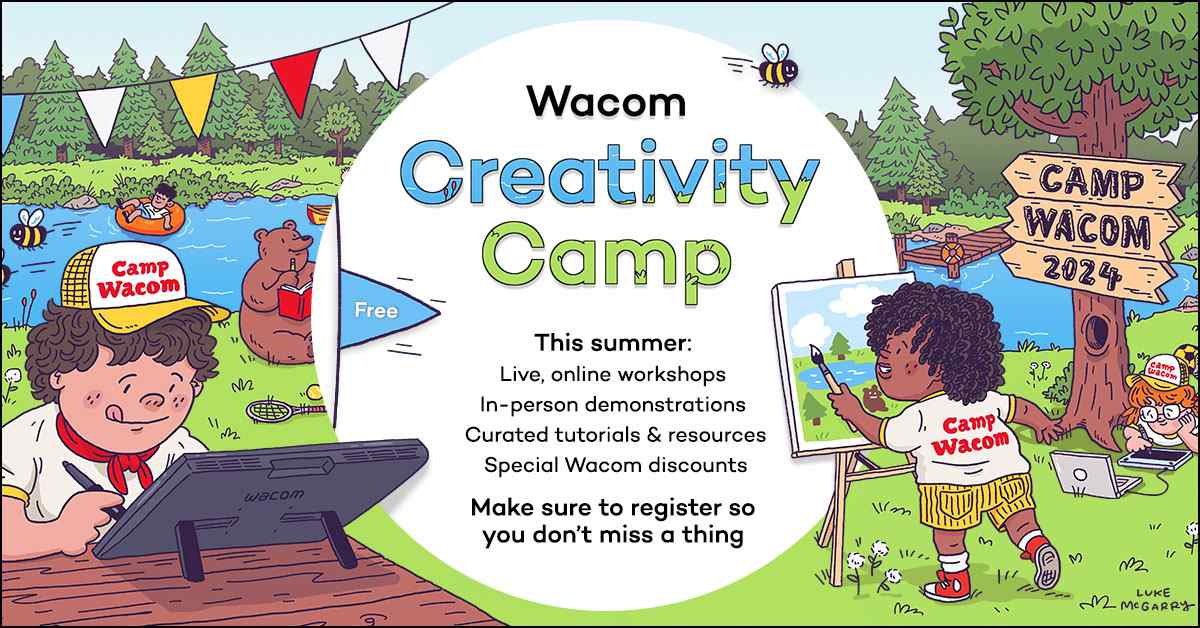 Creativity Camp event promo