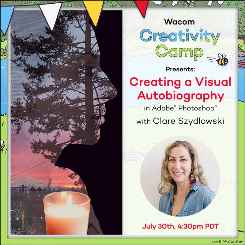 Promoción del Campamento de Creatividad de Clare Szydlowski