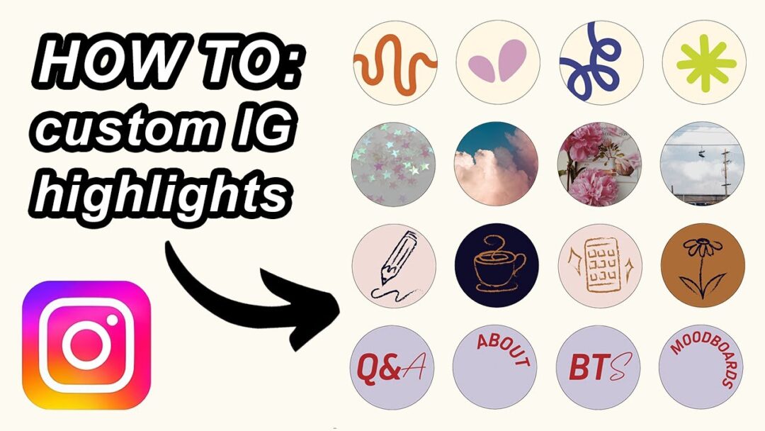 How to create custom Instagram highlight icons, with Joli Noelle David