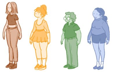 How to draw more diverse body types