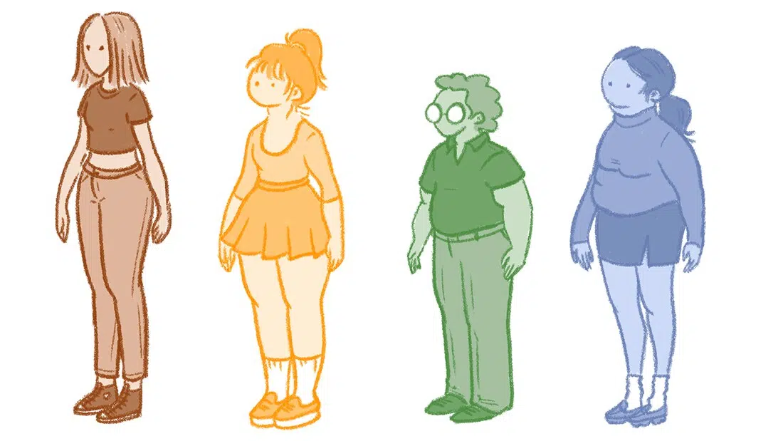 How To Draw Diverse Body Types Header