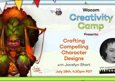 July 18, 2024: How to craft compelling character designs with Jocelyn Short