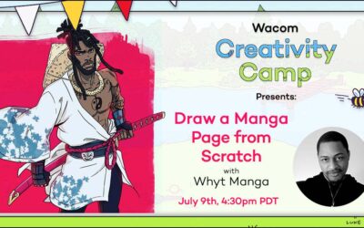 9 de julio de 2024: Cómo dibujar una página manga desde cero en Clip Studio Paint, con Whyt Manga