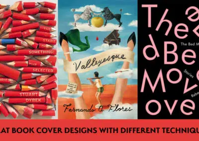 Inspiring Book Cover Designs with Different Techniques