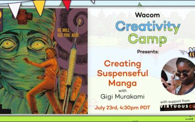 23 de julho de 2024: Como criar páginas de mangá de suspense com Gigi Murakami