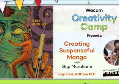 July 23, 2024: How to create suspenseful manga pages with Gigi Murakami