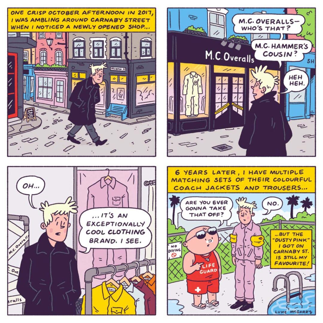 Luke McGarry Mono cómico
