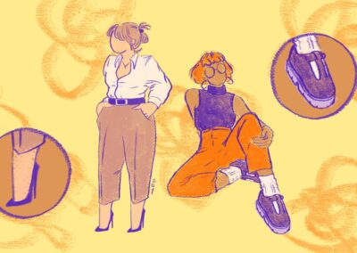 Picking the right shoes for your character design: High Heels and Dress Shoes