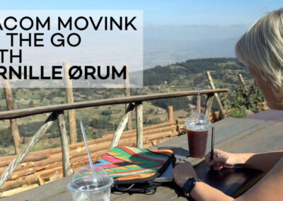 How Pernille Ørum uses Wacom Movink to stay productive while traveling around Africa