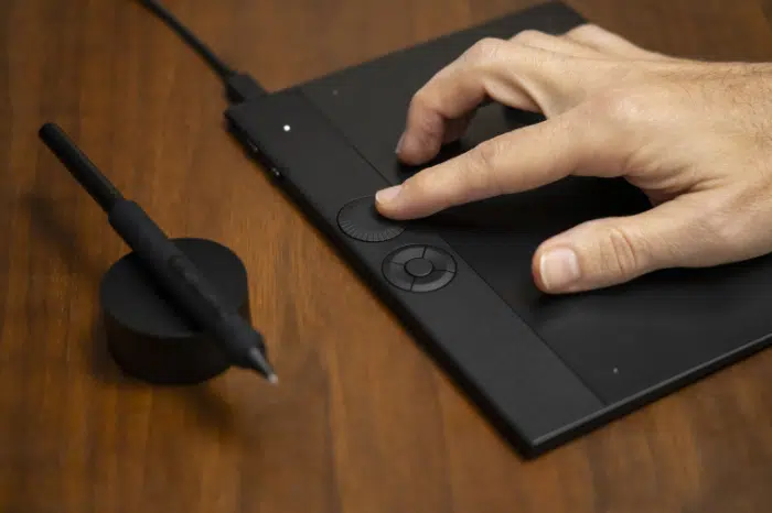 Wacom Intuos Pro mesa digitalizadora de desenho roda de configuração